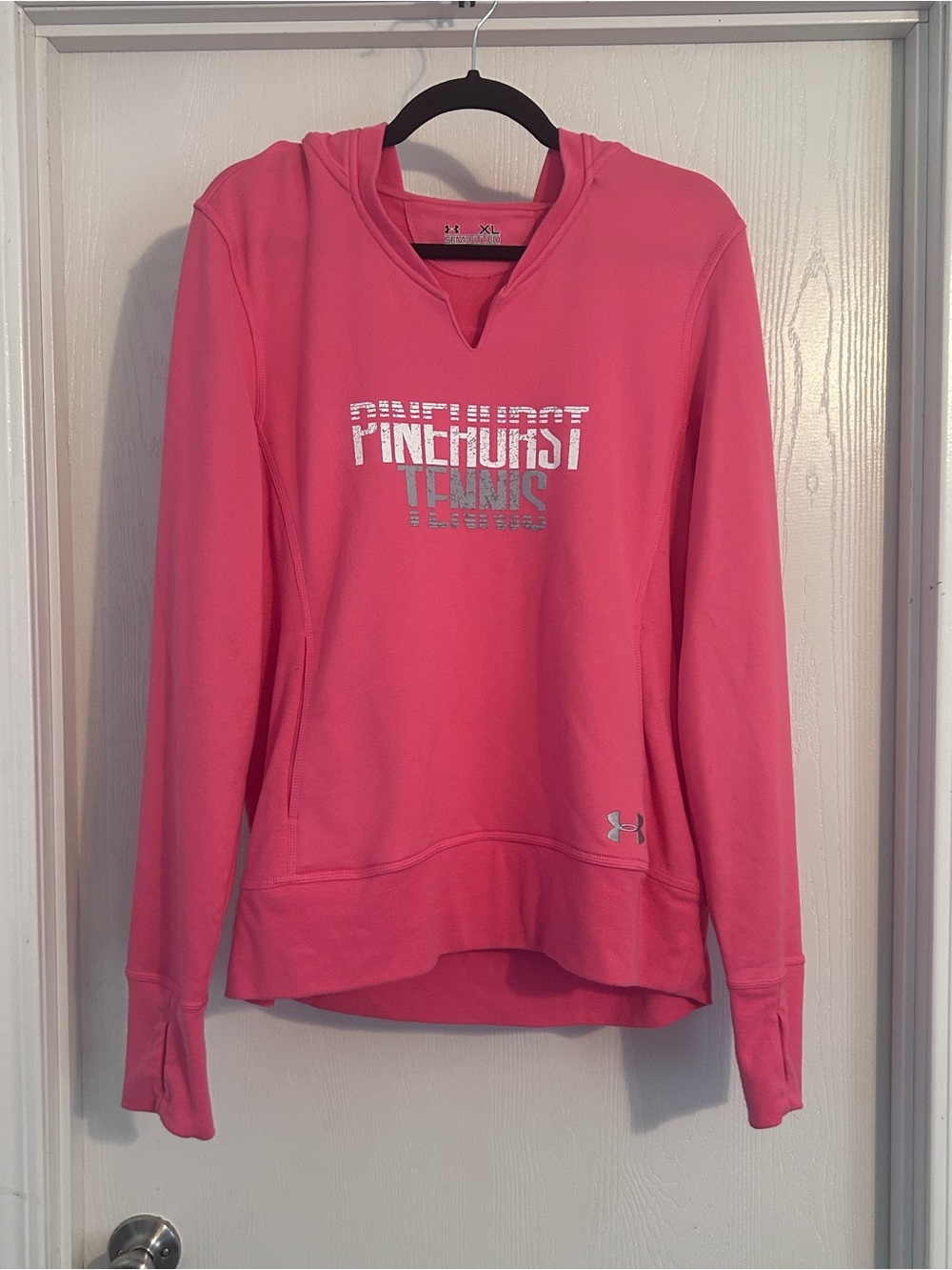 Under Armour| Women’s Pink Pinehurst Tennis Hoodie | Size XL